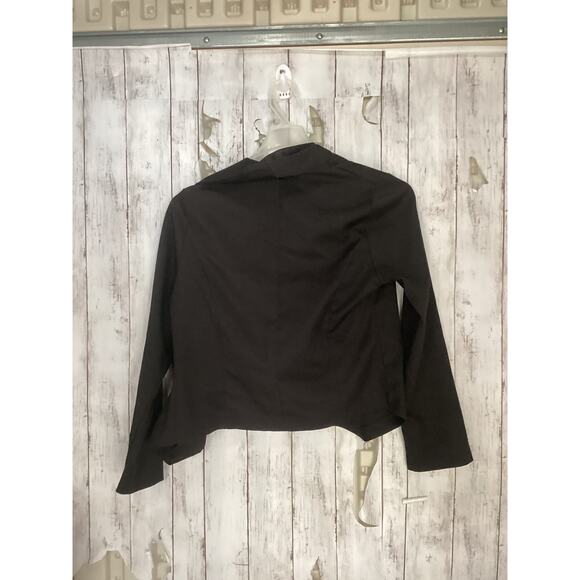 Love Republic Black Asymmetrical Blazer Jacket Sleeves Small Women’s - Picture 2 of 5